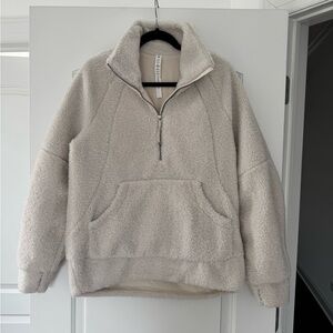 Lululemon Athletica Cream Sherpa Jacket